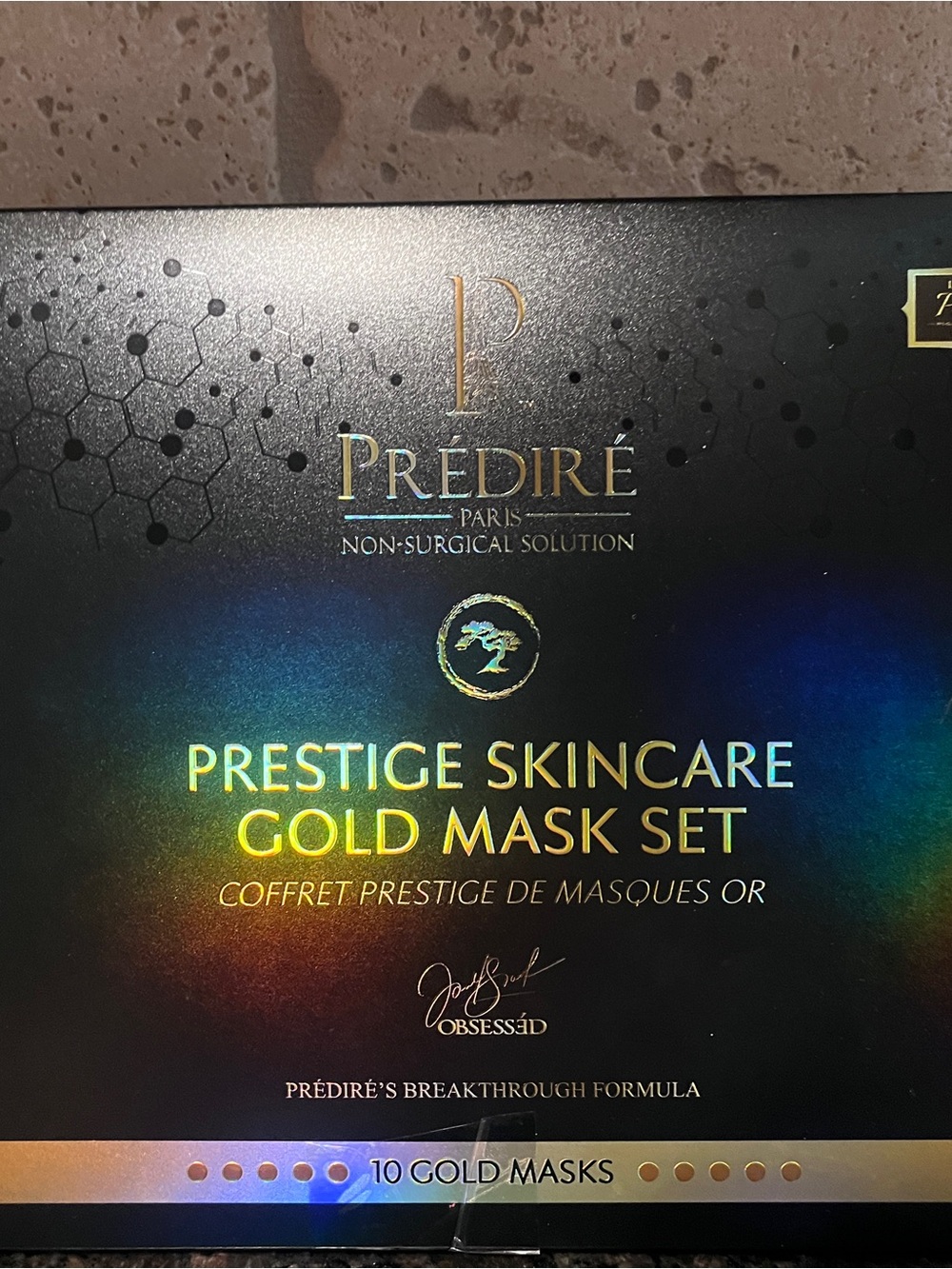 Prédiré Prestige Skincare Gold Mask Set - Gold